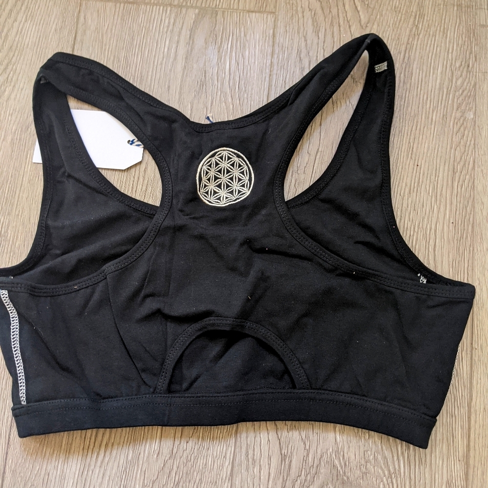 Yoga top with flower of life